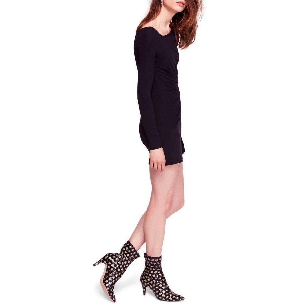 Free People NEW Frankie Black Lightweight Dress M‎ - Picture 3 of 7